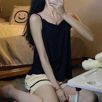 吊帶睡裙女夏款睡衣2025年新款網紅風純棉孕婦秋性感純欲風家居服