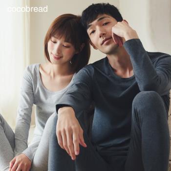 保暖內衣男士純棉質圓領保暖衣情侶套裝棉毛衫女士秋衣秋褲內穿冬