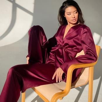 2023 Ice Silk Pajamas Loose Pajamas Fashion Womens Home Fur