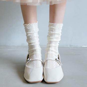 襪子女純棉天鵝絨夏季鏤空襪子