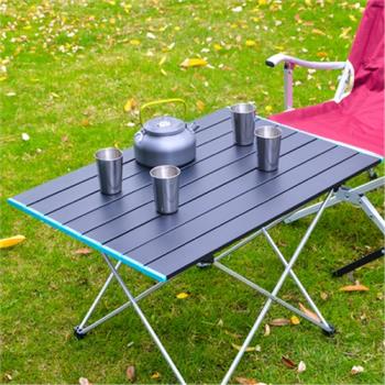 露營戶外折疊桌子鋁合金超輕便攜野外野餐自駕游泡茶垂釣桌子單桌
