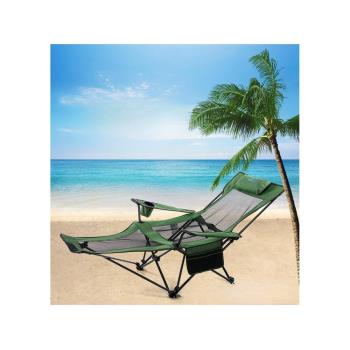 折疊沙灘椅便攜式躺椅戶外陽臺家用 兩用釣魚椅休閑椅午睡椅