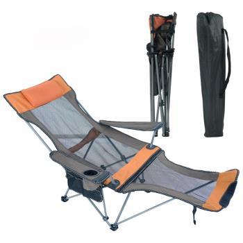 戶外折疊躺椅便攜式超輕釣魚椅露營沙灘導演床椅美術生靠背小凳子