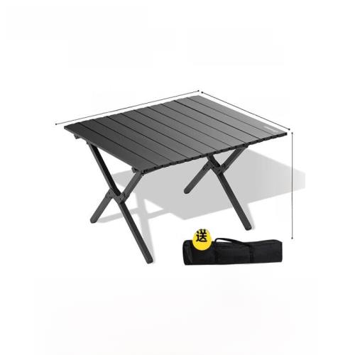 妙普樂曠野求生戶外折疊桌子鋁合金蛋卷桌便攜式露營野餐桌椅套裝