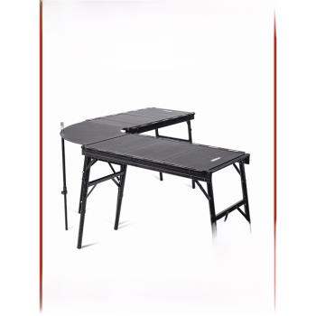 Onway sports二代IT多功能桌黑化鋁合金戶外露營折疊移動廚房桌