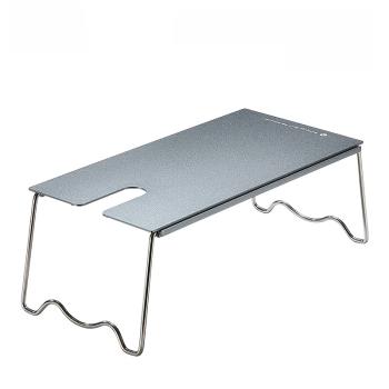 柯曼灰色戶外鋁合金火箭爐桌折疊SOLO隔熱桌爐頭配套桌子