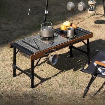 Naturehike挪客IGT桌子戶外便攜露營野餐桌椅超輕鋁合金折疊桌