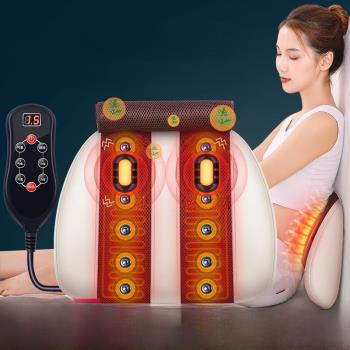 恩隆（enlong）腰部按摩器艾灸熱敷按摩腰部氣囊自動牽引腰椎按摩