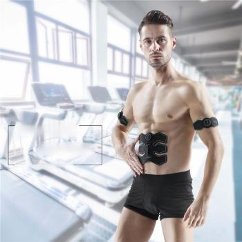 腹部按摩貼片脈沖腰部按摩器健身家用腹肌訓練肌肉放松智能按摩儀