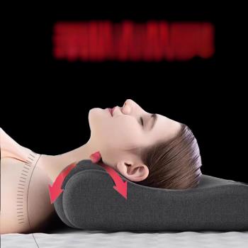 日本頸椎枕頭按摩器助眠睡覺熱敷矯正脊椎頸部病勁椎曲度修復專用