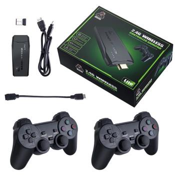Game Stick 4K 10000 M8 Video Game Console 2.4G Double Wirele