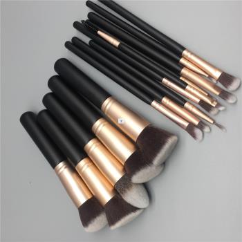 14pcs makeup brushes set for foundation powder blusher lip