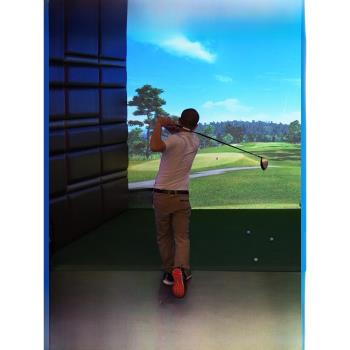 室內高爾夫模擬器設備室內家庭高爾夫球練習場商用高爾夫嶺薈科技