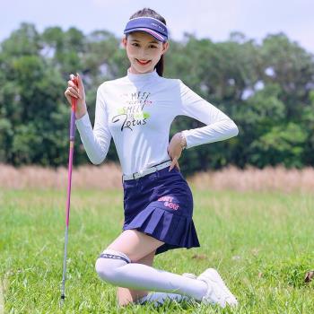 MEETGOLF速干高爾夫女裝球服女2023新款韓國高端網紅顯瘦套裝裙褲