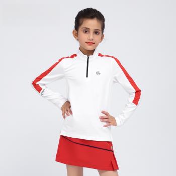 全球購FS美國PGA兒童高爾夫球服裝春夏季新品青少年長袖上衣女童