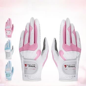 全球購FS 高爾夫手套 女士超纖布手套 防滑耐磨 golf防曬用品 左