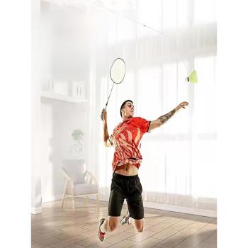 單人羽毛球訓練器室內室外兒童成人練習器一個人打彈力回旋羽毛球