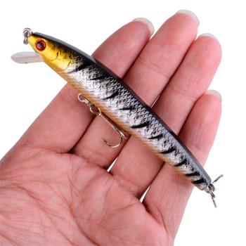 1Pcs Japanese Minnow Fishing Lures Floating Hard Bait 10.5mm