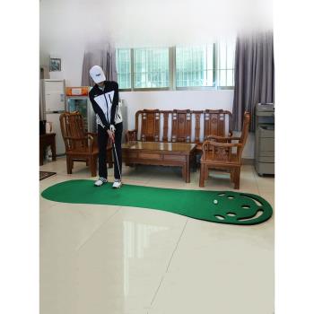 90cm寬高爾夫推桿練習器室內高爾夫練習毯家用迷你果嶺套裝