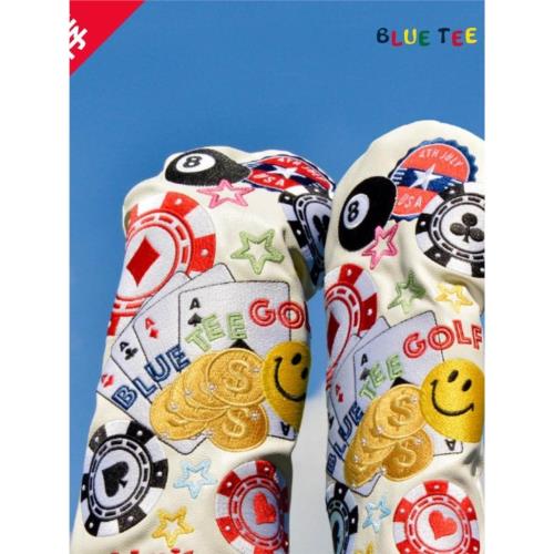 日本BLUETEEGOLF高爾夫桿套木桿套一號木桿頭套小雞腿球桿保護套