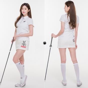 韓國hustony高爾夫球白色長襪運動襪子golf過膝防曬襪子戶外服裝