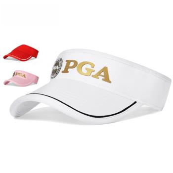 美國PGA 高爾夫女士球帽 無頂透氣帽 防曬百搭 吸汗內里 可調節