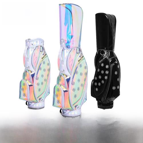 PGM 2022新品 高爾夫女士球包 韓版炫彩鐳射透明golf球桿包旅行包