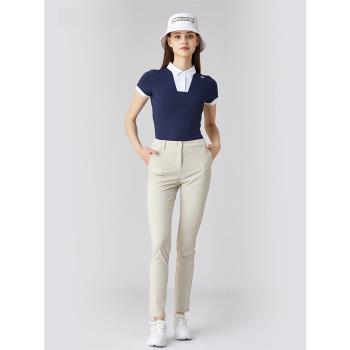 樂為高爾夫服裝女套裝短袖T恤夏速幹運動上衣韓版golf女裝百褶裙