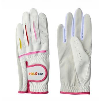 正品 POLO golf高爾夫兒童手套一對 男女童進口皮革耐磨舒適