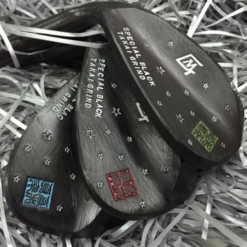 高爾夫球桿日本一刀雕 ITOBORI GOLF鍍黑左反手挖起桿沙桿組桿頭
