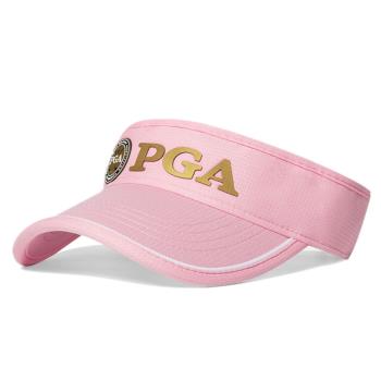 PGA高爾夫帽子GOLF防曬空頂帽 時尚韓版戶外運動無頂帽女士遮陽帽