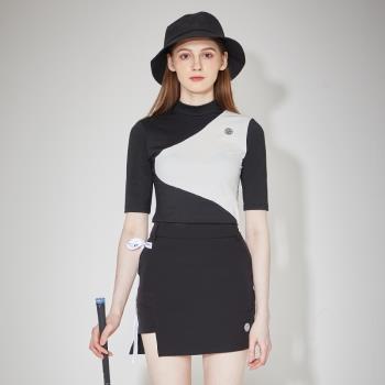 高爾夫服裝女套裝春夏新款GOLF女裝短袖T恤時尚韓版拼接顯瘦上衣