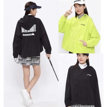 29H016 出口日本高爾夫球服女士春秋季golf連帽拉鏈外套防風防水