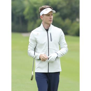 PGA高爾夫服裝男士冬季外套新款golf男裝高階品牌風衣保曖男上衣