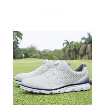PGM高爾夫球鞋男士防水防滑golf超纖運動鞋子時尚灰藍高爾夫男鞋