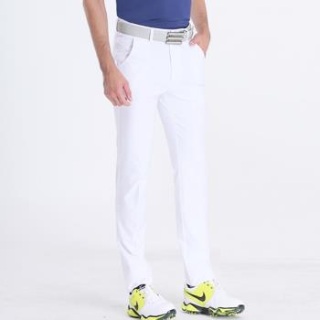 高爾夫男裝 長褲夏季薄款柔軟彈力透氣修身長褲 GOLF褲子速干球褲