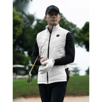 PGA高爾夫服裝男秋冬新款背心加厚夾棉GOLF男裝外套防風保暖馬甲