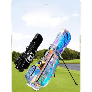 PGM高爾夫球包女士支架包炫彩透明輕便球桿包旅行球包袋golf包袋