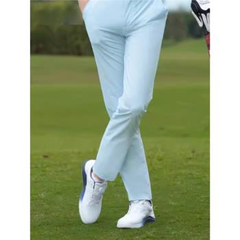 高爾夫服裝男裝套裝短袖t恤夏季透氣polo衫排汗速干上衣golf長褲