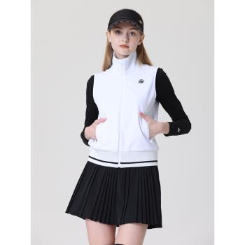 AW高爾夫服裝女士馬甲秋冬新款golf背心時尚韓版立領防風運動外套