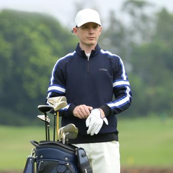 PGA高爾夫服裝男外套針織衫加絨保暖英倫風休閑上衣GOLF男裝毛衣