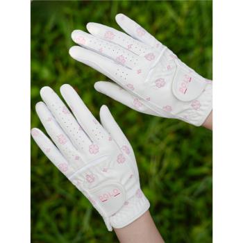 polo韓版高爾夫球手套女防曬耐磨golf手套防滑透氣超纖布手指套