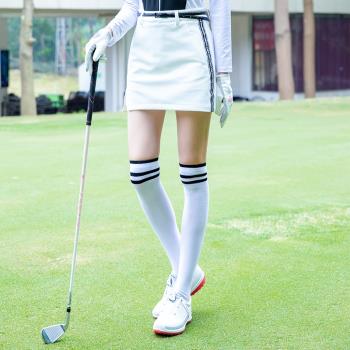 T252高爾夫裙子半身裙A字包臀GOLF短裙防走光速幹運動女裙白色新