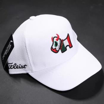 泰特利高爾夫球帽新款運動防曬透氣網狀遮陽帽子golf小牛有頂帽