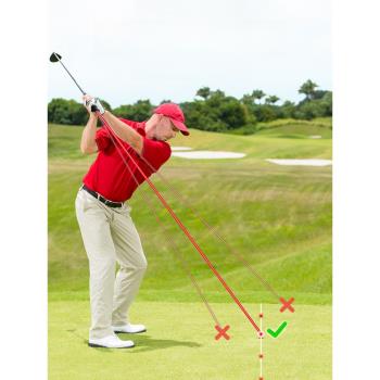 PGM高爾夫揮桿練習器激光平面揮桿輔助糾正器擊球精準度可調角度