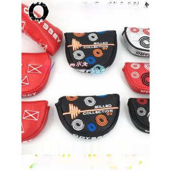 ODYSSEY奧德賽golf推桿套半圓保護套磁鐵款高爾夫直條帽套球桿套