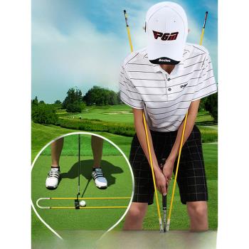 PGM新款正品 高爾夫轉肩棒 姿勢矯糾正器 輔助揮桿訓練推桿指示棒