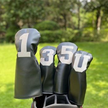 高爾夫球桿套潮流簡約桿頭套一號木桿套高爾夫球套golf球桿保護套