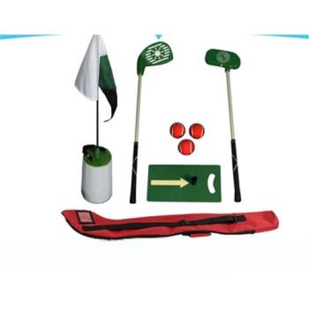 高爾夫球桿兒童塑料套裝青少年幼兒園校園教學器材粘靶軟球左右手