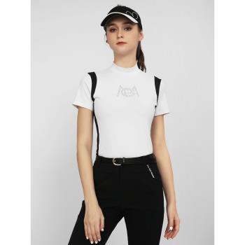 PGM高爾夫球服裝女春夏季短袖t恤套裝透氣golf運動跑步上衣服速干